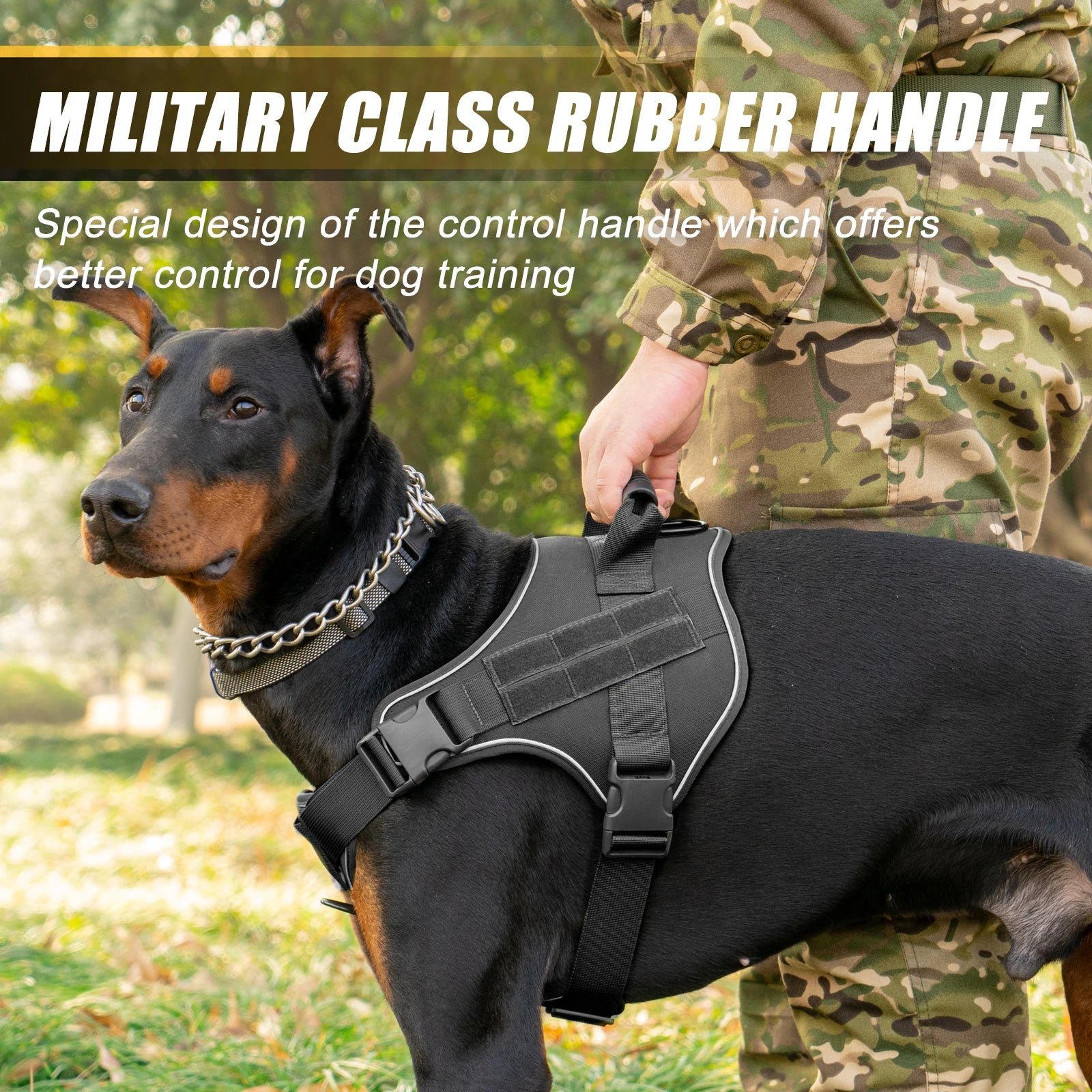 Tactical Hondentuigje - Reflecterend & Extra Controle