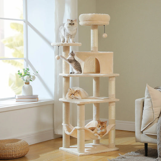 6-Laagse Krabpaal – 140 cm Hoog - DreamPawz