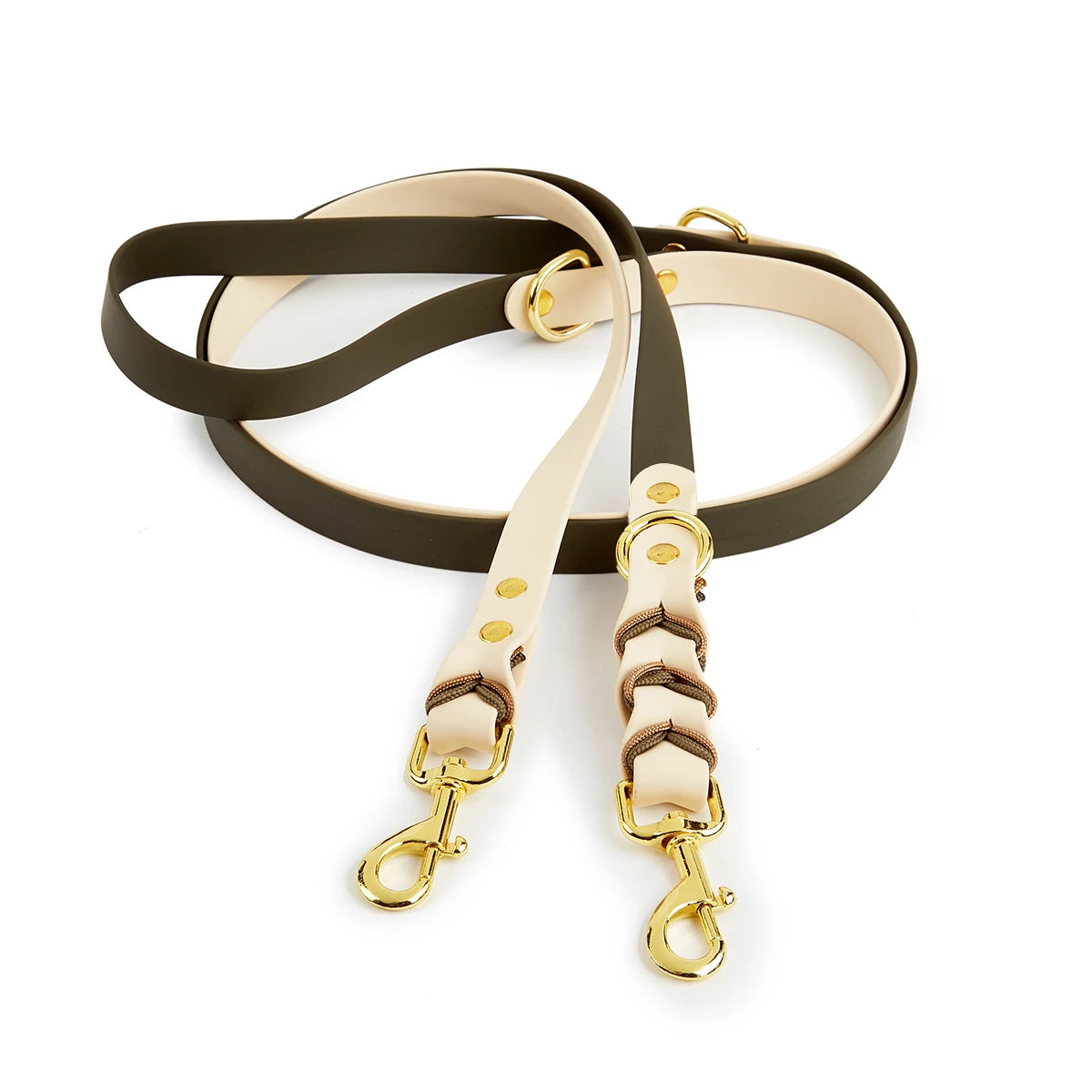 Waopet - Leather-Look Handsfree Riem - Ibiza Style