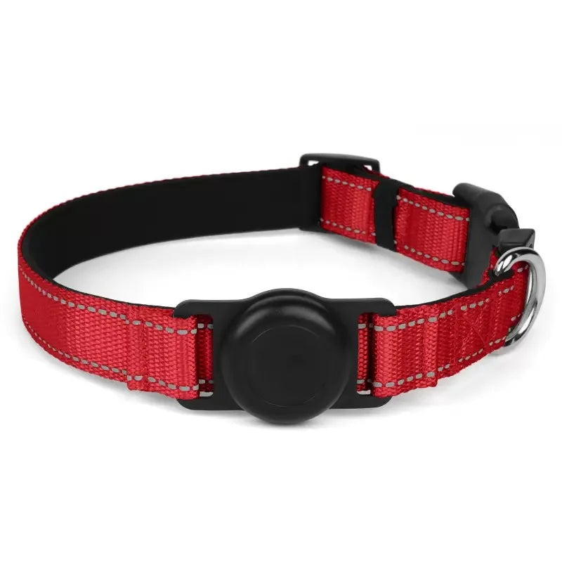 Reflecterende Halsband met AirTag-houder - DreamPawz