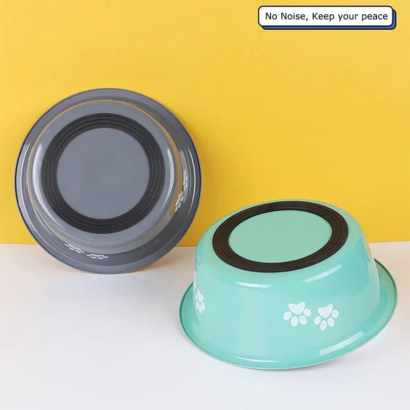 Duurzame RVS Honden Voer- en Waterbak met Anti-Slip Bodem