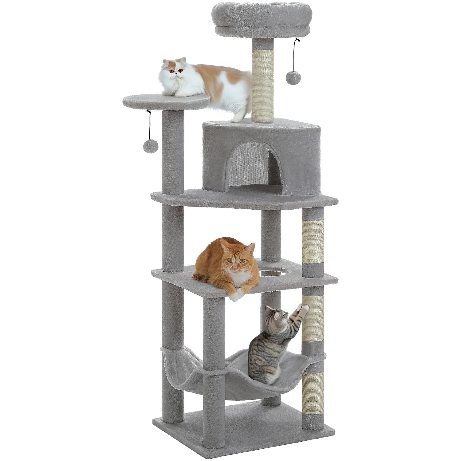 6-Laagse Krabpaal – 140 cm Hoog - DreamPawz