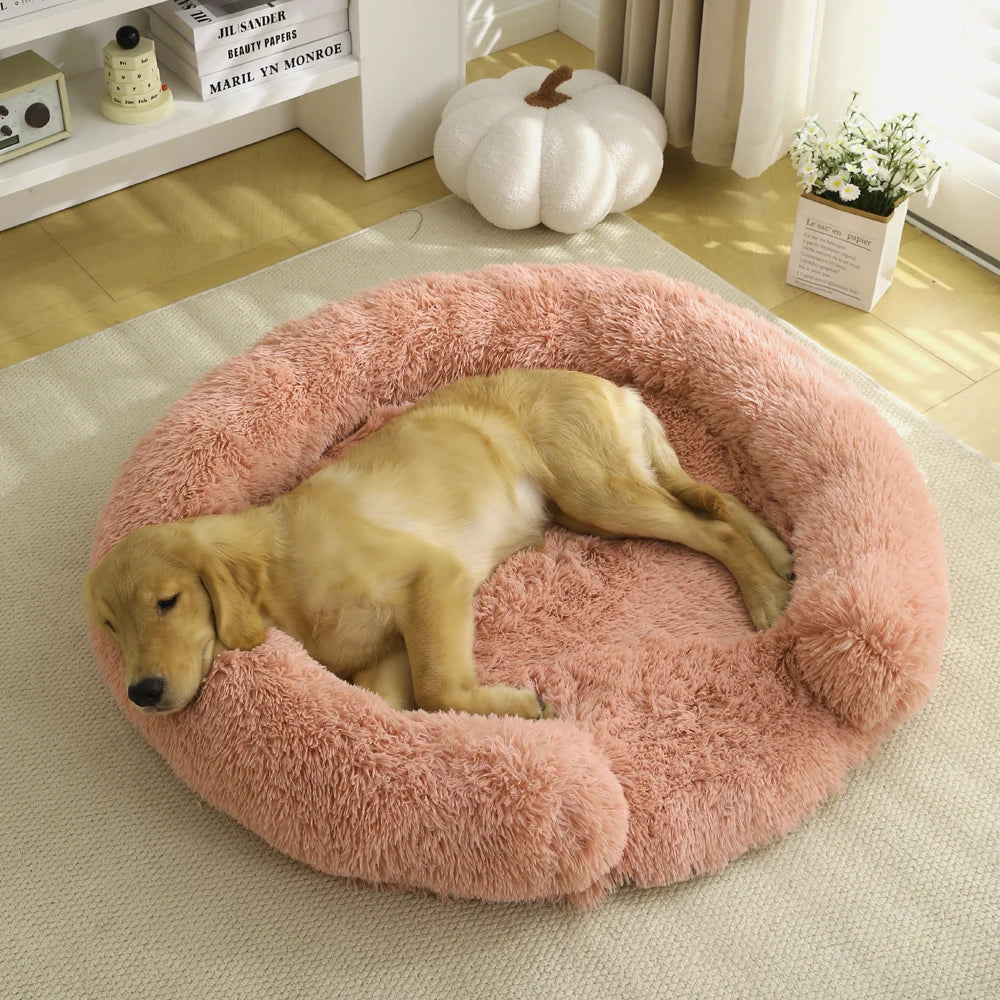 Fluffy Hondenmand - Halfopen - Rond - DreamPawz