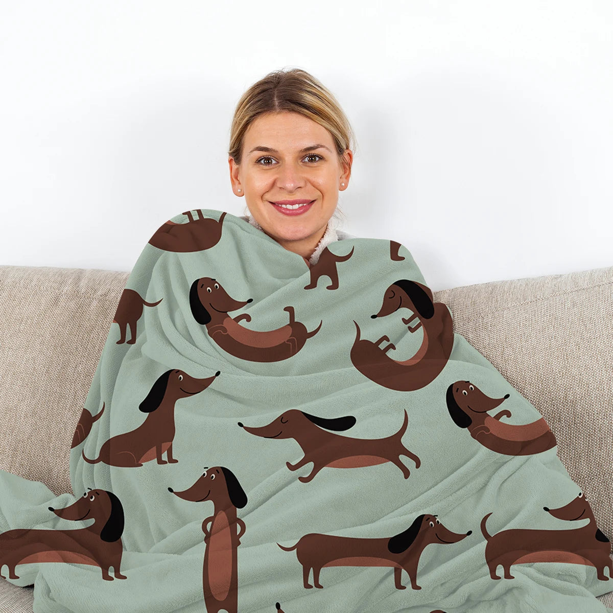 The Dachshund - Fleecedeken