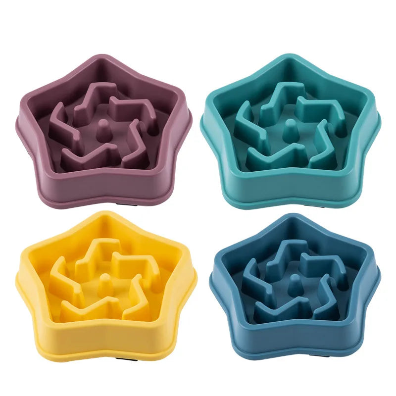 Stervormige Slow Feeder Voerbak voor Hond & Kat