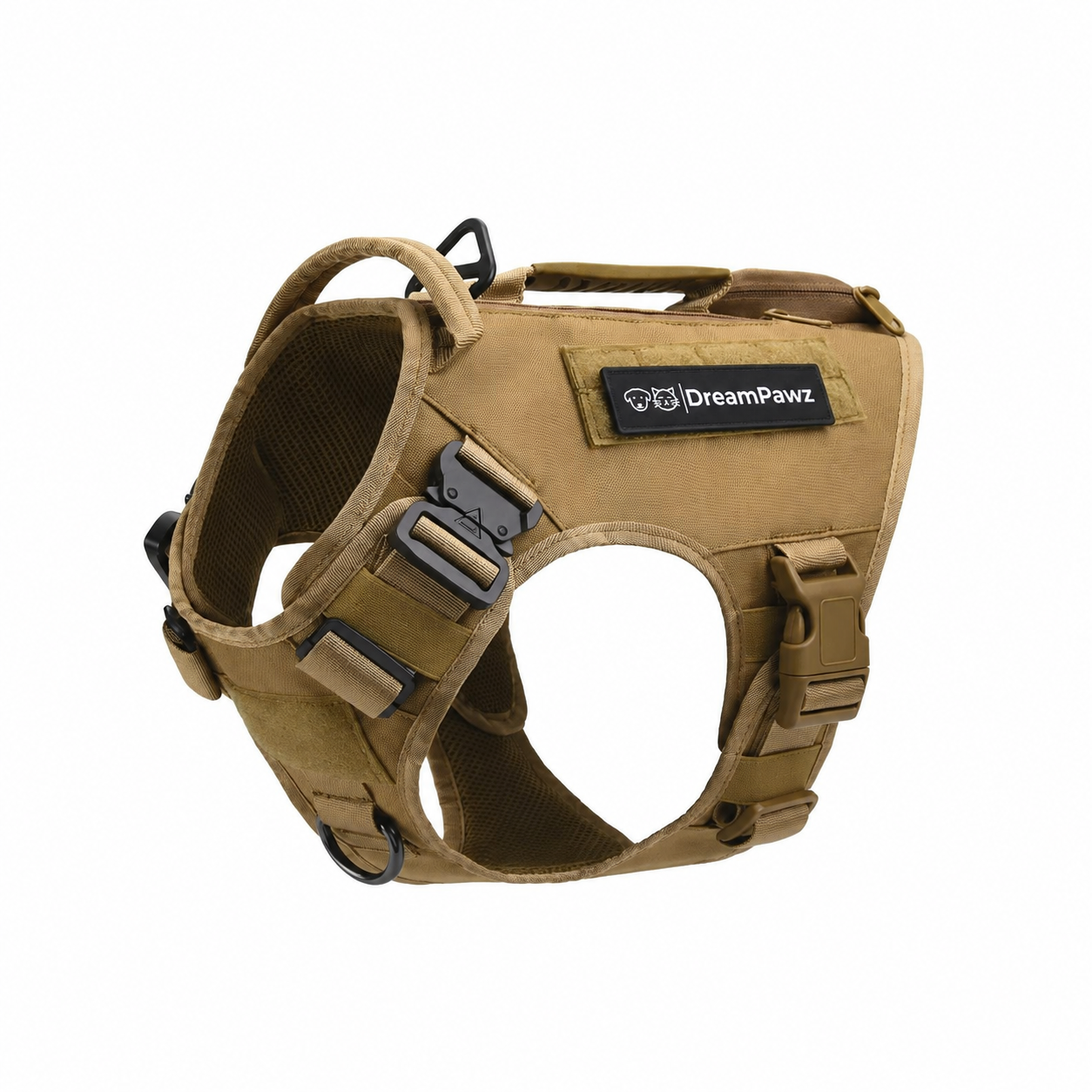 Tactical Hondenharnas met Pockets Bruin