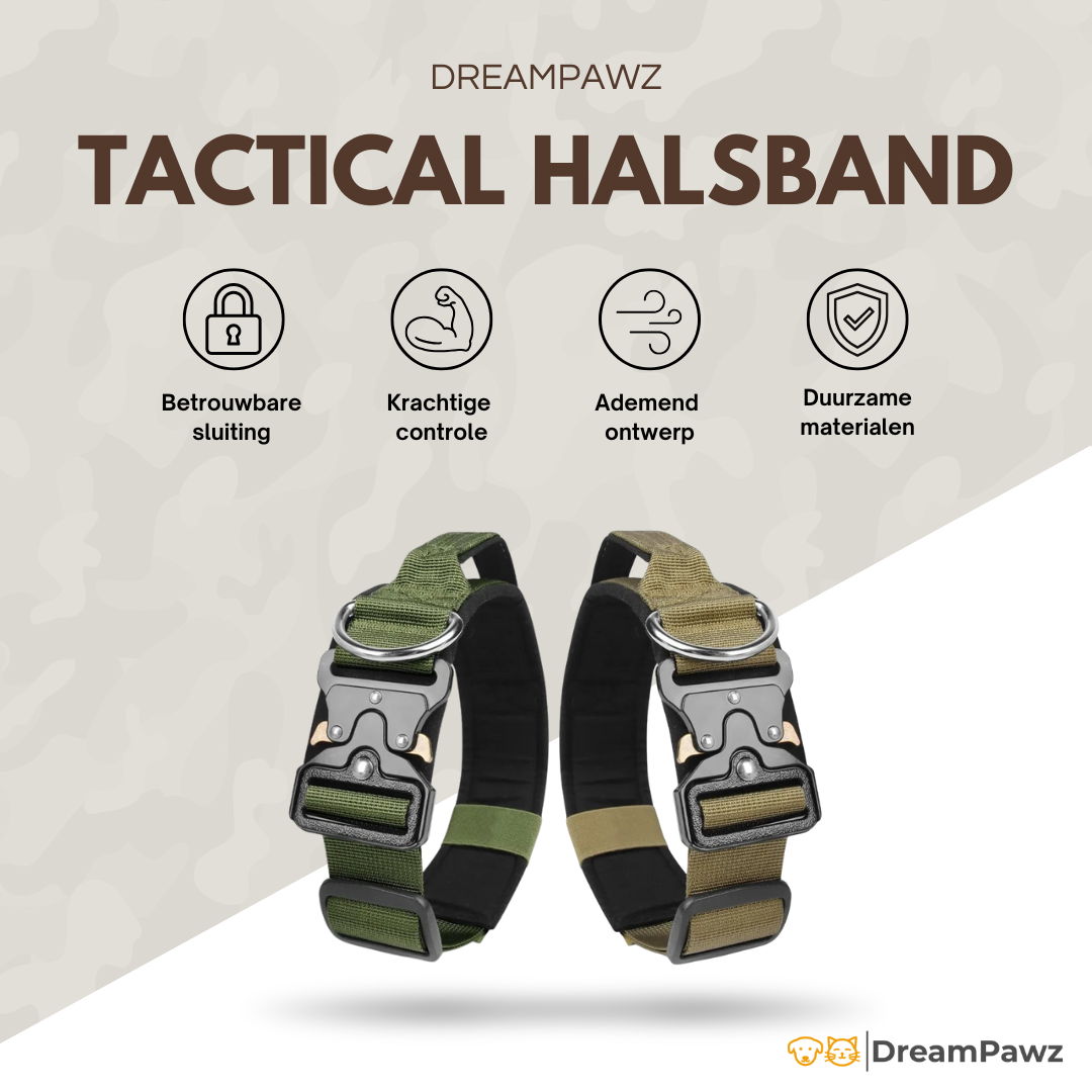 Premium Tactical K9 Halsband