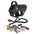 Zwarte Tactical Set met 12 patches