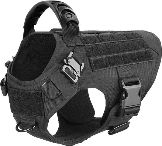 Tactical Hondentuigje K9 - Incl. Mama / Dad says I'm Special Patch(es) - DreamPawz