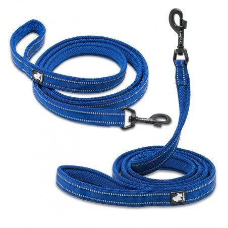 Reflecterende blauwe hondenriem van Truelove