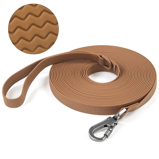bruine pvc riem