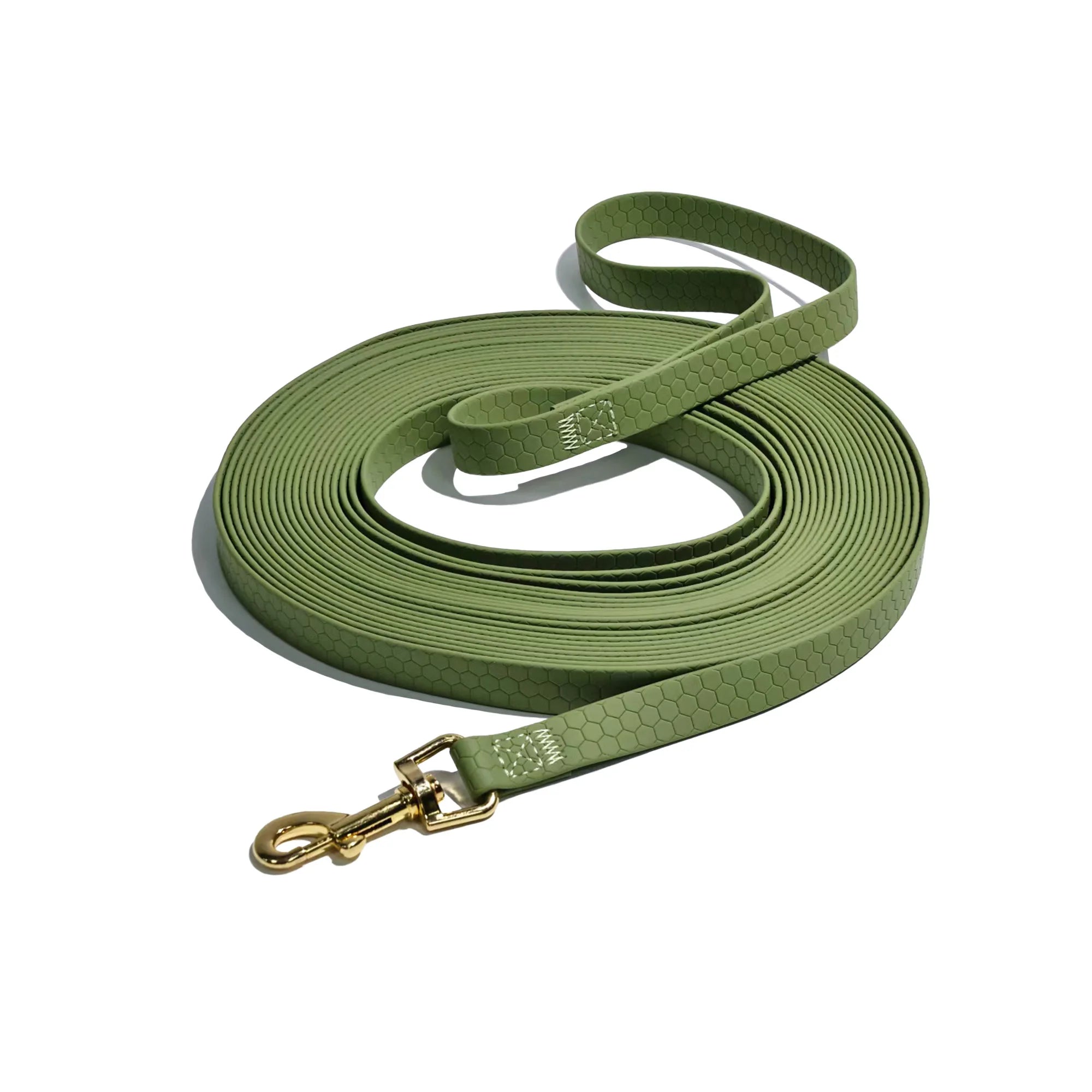 groene pvc hondenriem