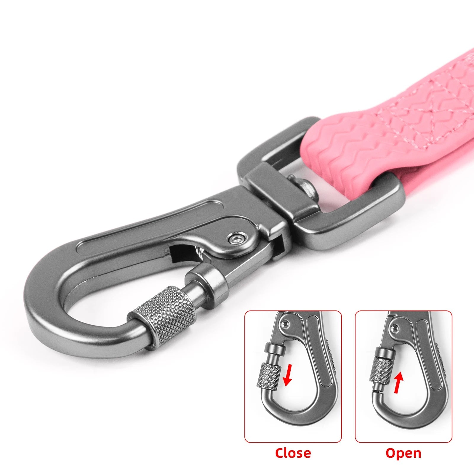 Carabijnhaak PVC riem