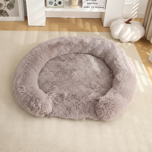 Fluffy Hondenmand - Halfopen - Rond - DreamPawz