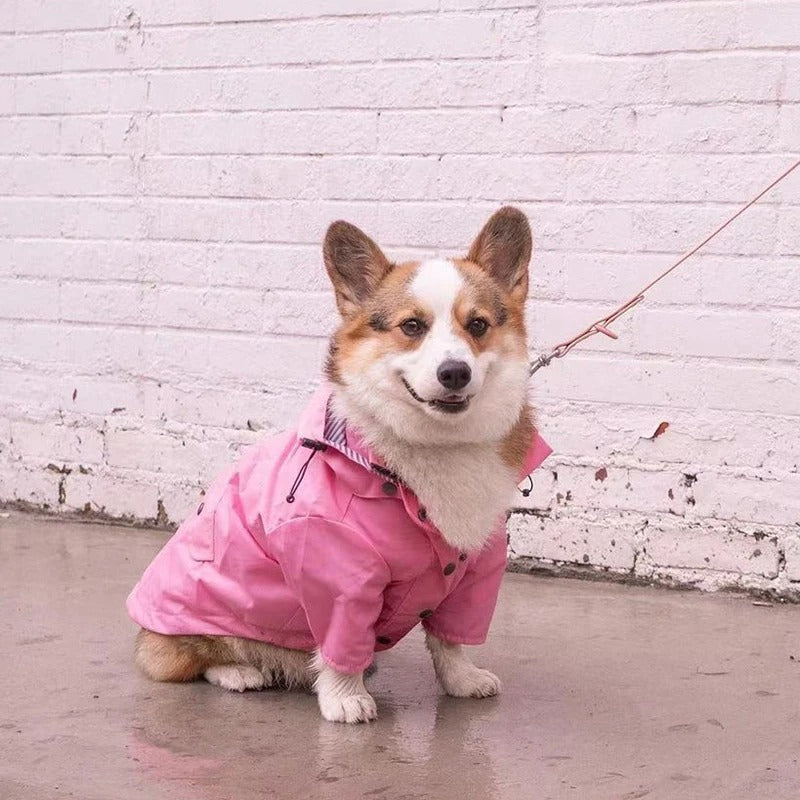 Waterdichte Regenjas met Kap voor Honden