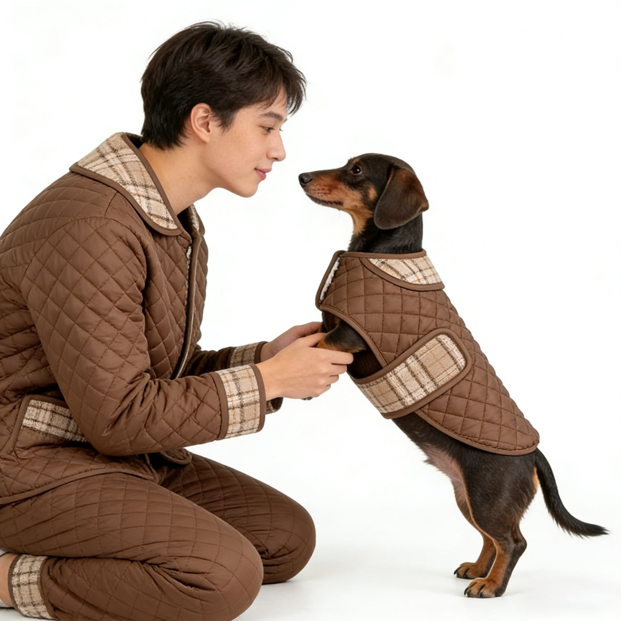 Luxe Gewatteerde Hondenjas - Quilted Chic - DreamPawz