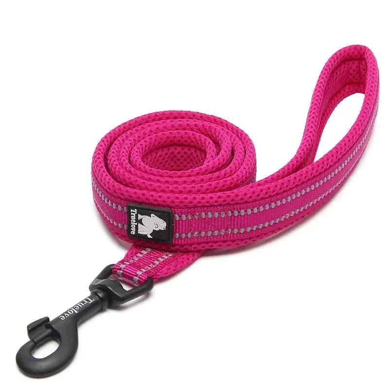 Reflecterende roze hondenriem van Truelove