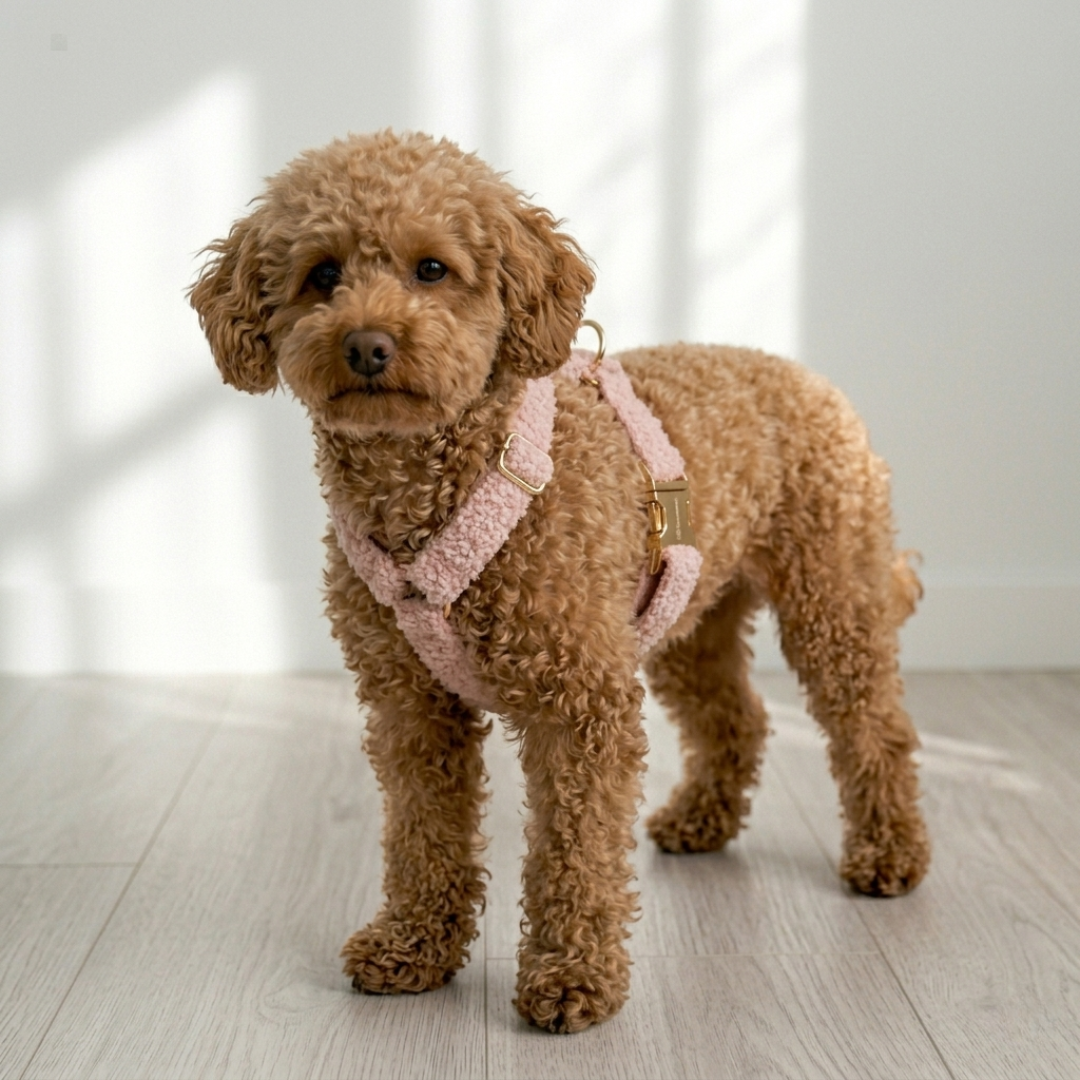 Teddy Ready - Set met Tuigje en Riem - Roze