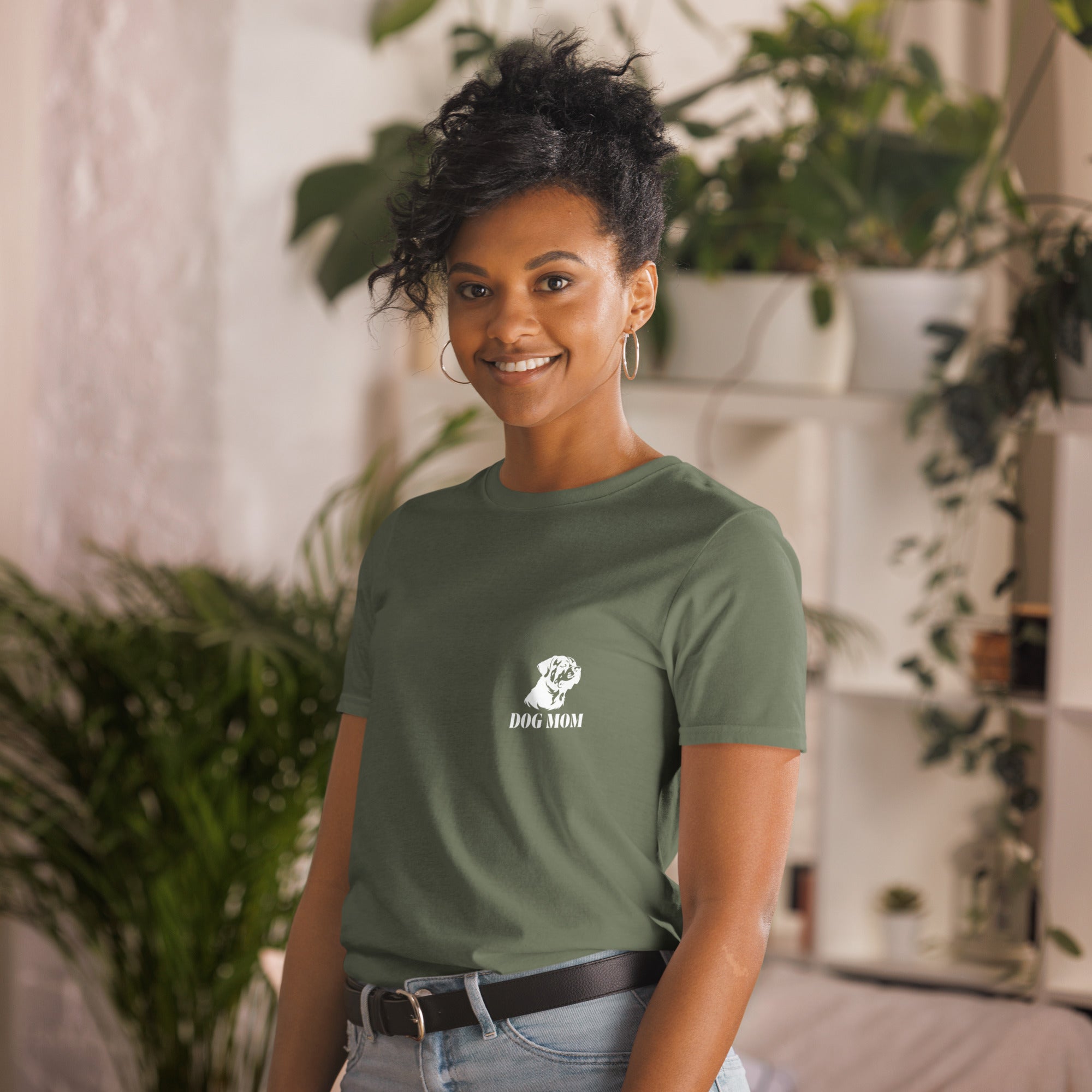 "Dog Mom" T-Shirt - Personaliseerbaar