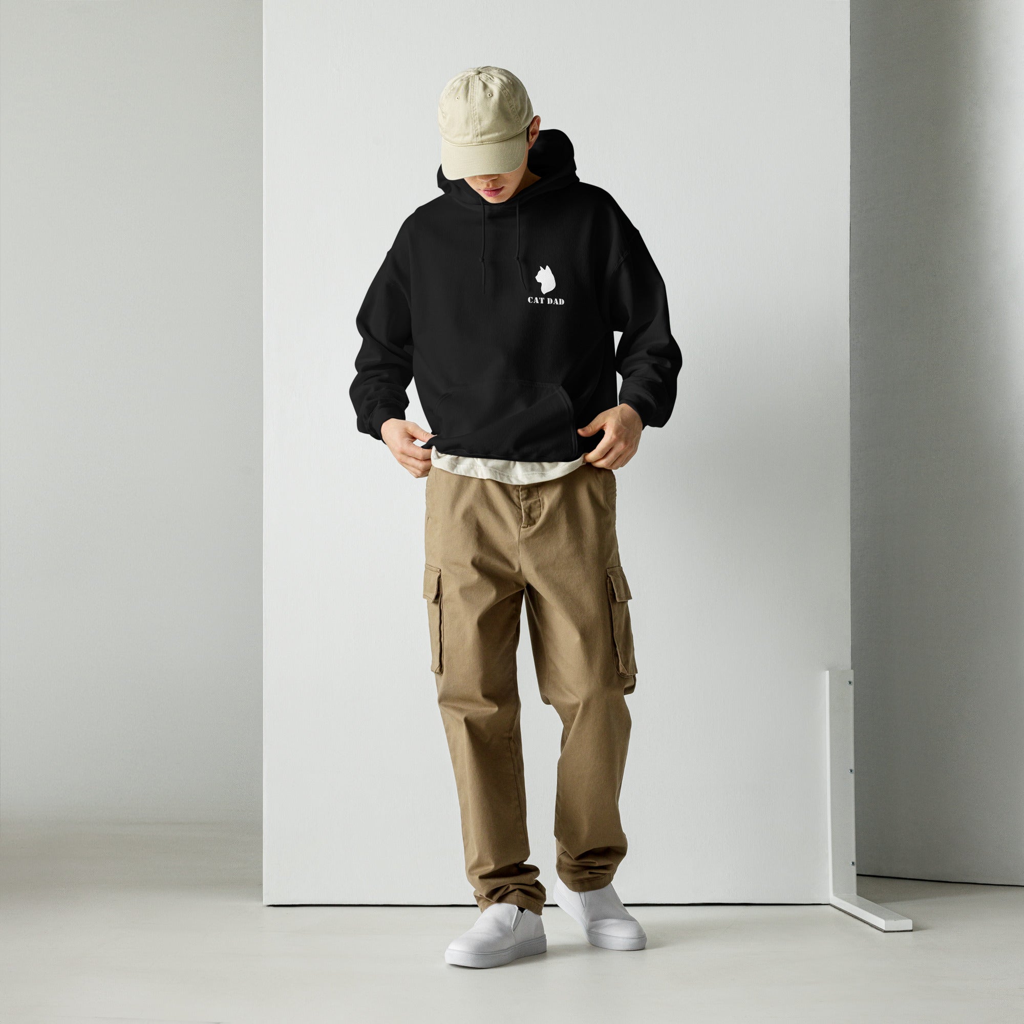 "Cat Dad" Hoodie - Personaliseerbare Trui
