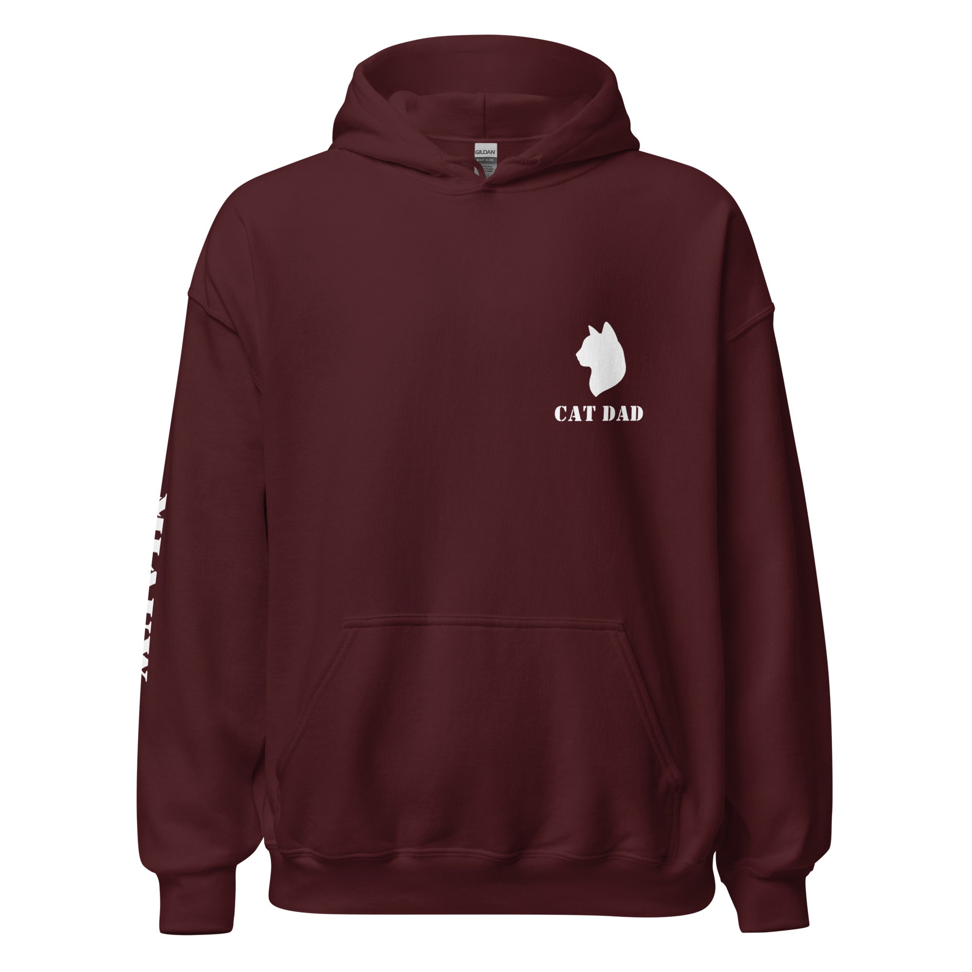 "Cat Dad" Hoodie - Personaliseerbare Trui
