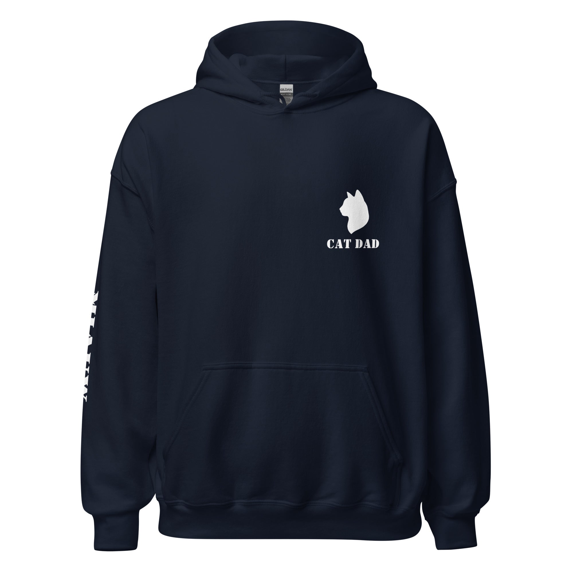 "Cat Dad" Hoodie - Personaliseerbare Trui